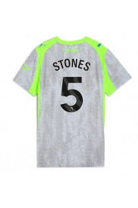 Fotbalové Dres Manchester City John Stones #5 Dámské Třetí Oblečení 2025-26 Krátký Rukáv